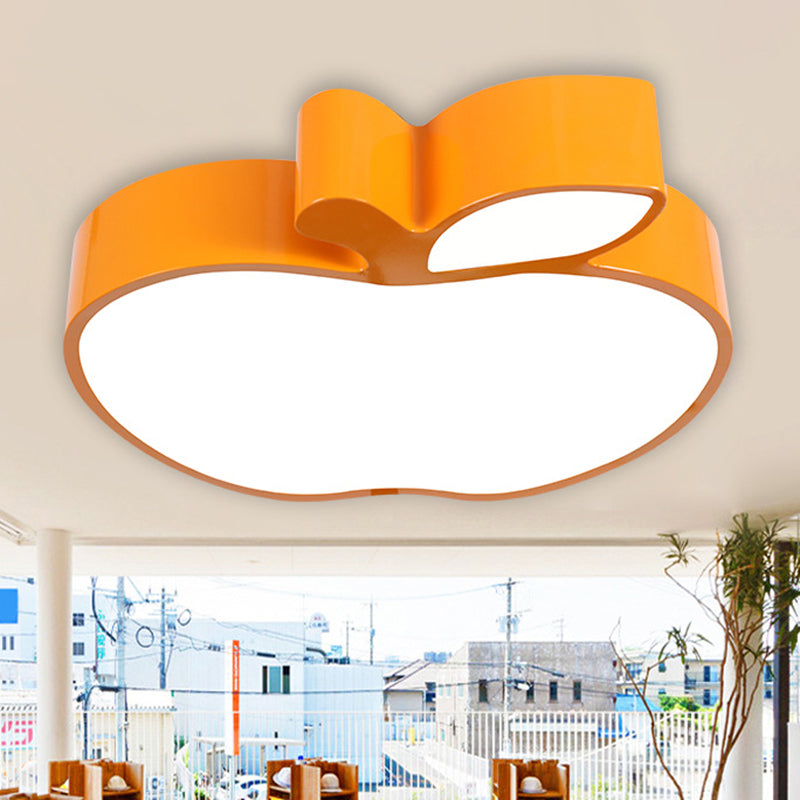 Brighten And Delight: Playful Apple - Shaped Nursery Light Ceiling