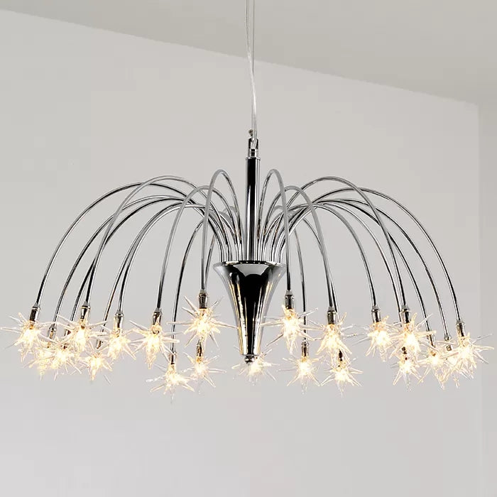 Harlow Sparkling Chandelier - Dazzling Display For Any Space 21 / Silver