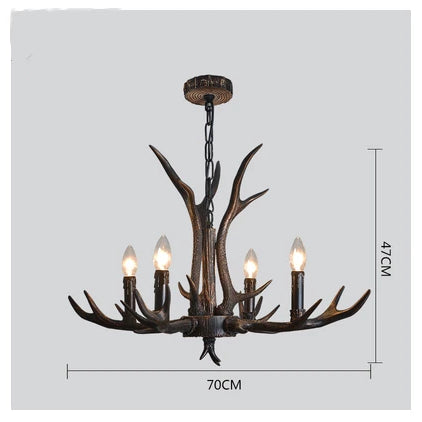 Industrial Antler Branch Chandelier – configuration option 7