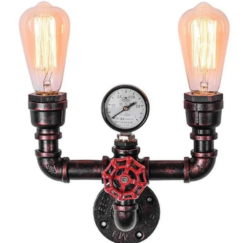 Industrial Vintage Wall Lamp - Retro Iron Pipe For Living Room And Loft Decor Wall Light