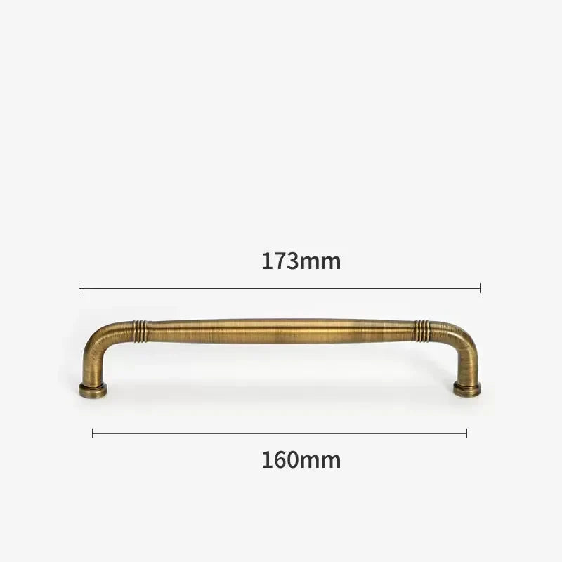 Bronze Cabinet Handles – Antique Furniture Pulls for Wardrobe Vintage Drawer and Cupboard 173mm Handles