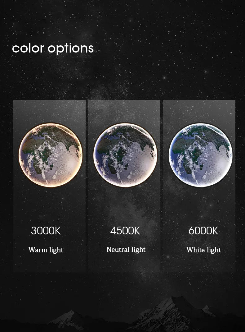 Dlight Decor Planet Mural Wall Light for Interiors Wall Art