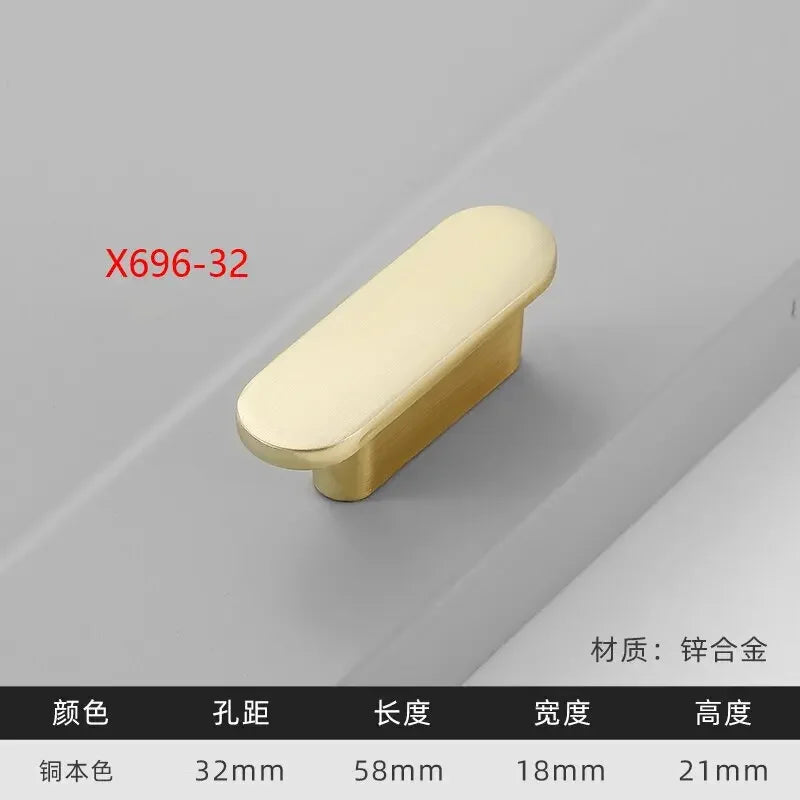 Modern Gold Kitchen Cupboard Drawer Handles – Chinese Style Decorative Knobs X696-32 Handles