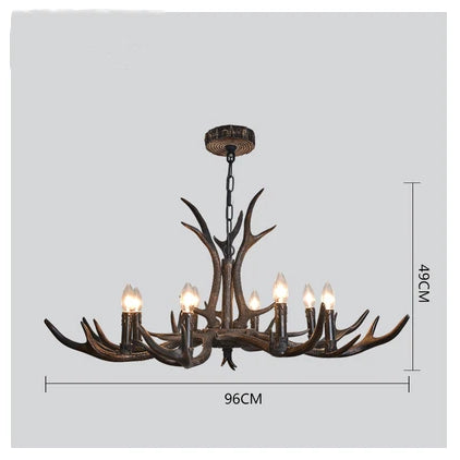 Industrial Antler Branch Chandelier – configuration option 11