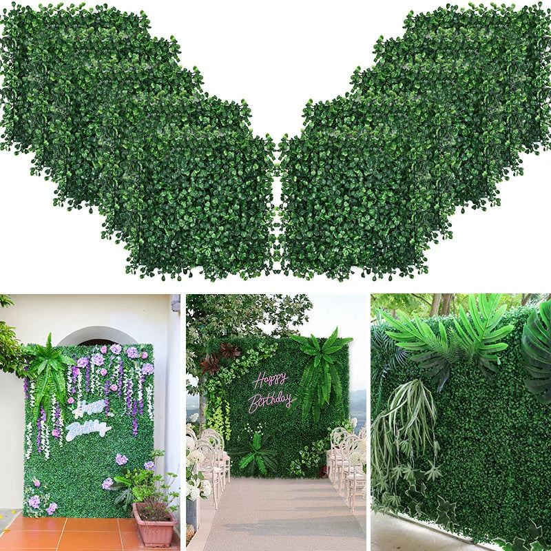 Dlight Decor Eucalyptus Grass Mat for Wall and Garden Styling