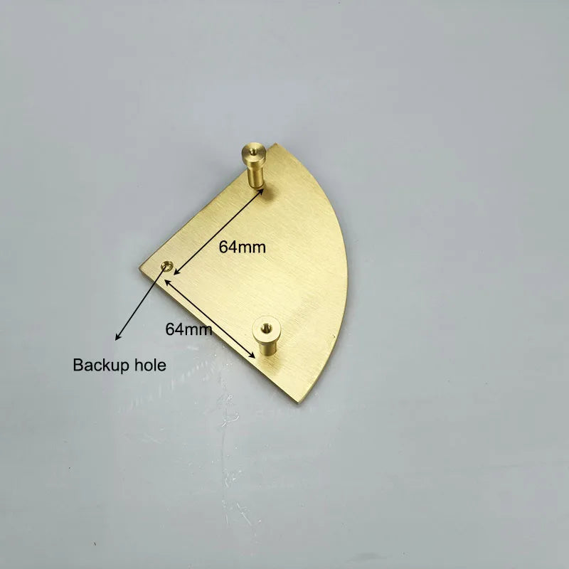 20cm Large Half-Round Brass Furniture Knobs – Wardrobe Handles and Cabinet Pulls Knobs