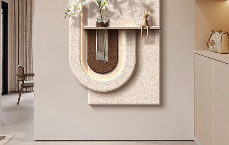 Dlight Decor LED Green Vase Wall Light for Hallways Wall Art