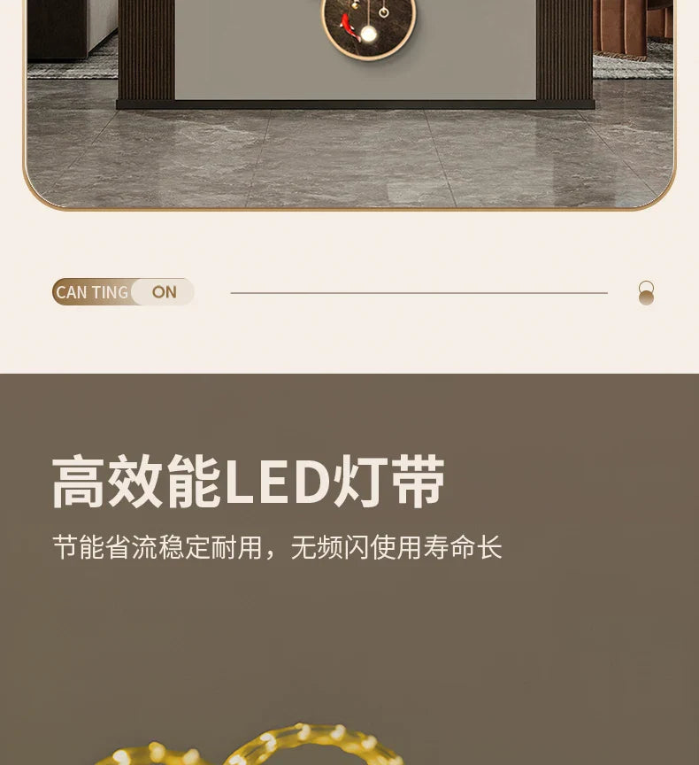 Dlight Decor Nine Fish Clock Wall Light Mural Wall Art