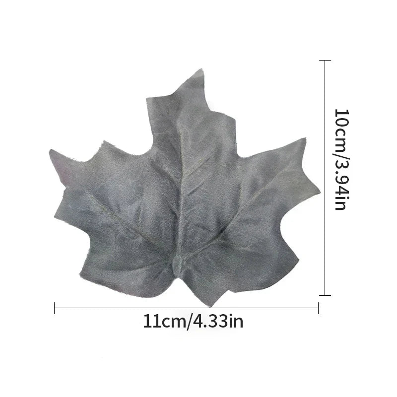 Dlight Decor 12pcs Autumn Maple Leaves for Christmas and Seasonal Decor C1