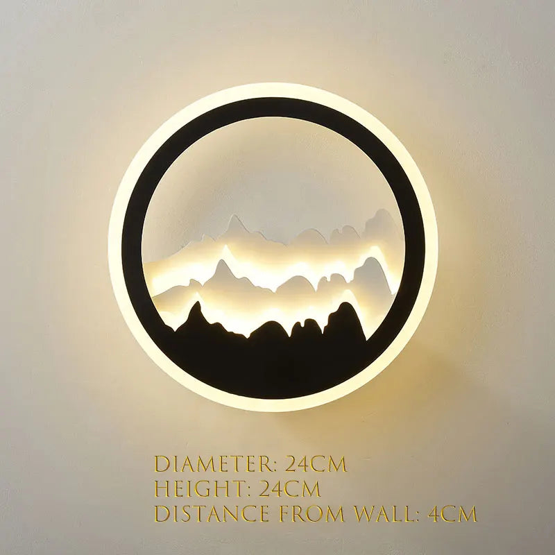 Dlight Decor Nordic Character Glow Wall Lamp 6 / 24X24X4 / 3500-5500K|18-25W Wall Art