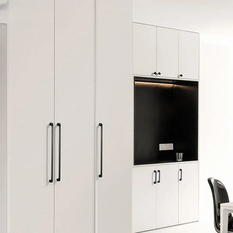 Modern Zinc Alloy Cabinet Handles - Kitchen Drawer Knobs for Wardrobes and Furniture Handles