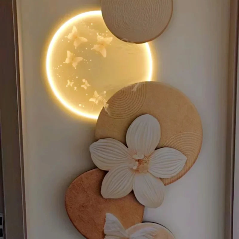 Dlight Decor Butterfly Mural Light for Entrance Walls Wall Art