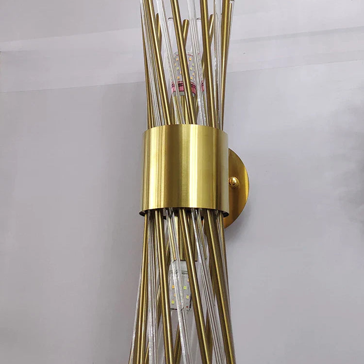 Hazel’s Luxury Gold Led Wall Lamp - Elegant Lighting For Your Foyer And Dining Room Wall Lamp