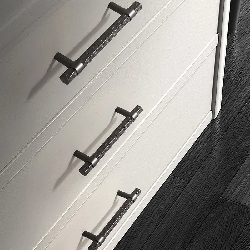 Creative T-Bar Cabinet Handles - Modern Zinc Alloy Pulls for Kitchen and Furniture Handles