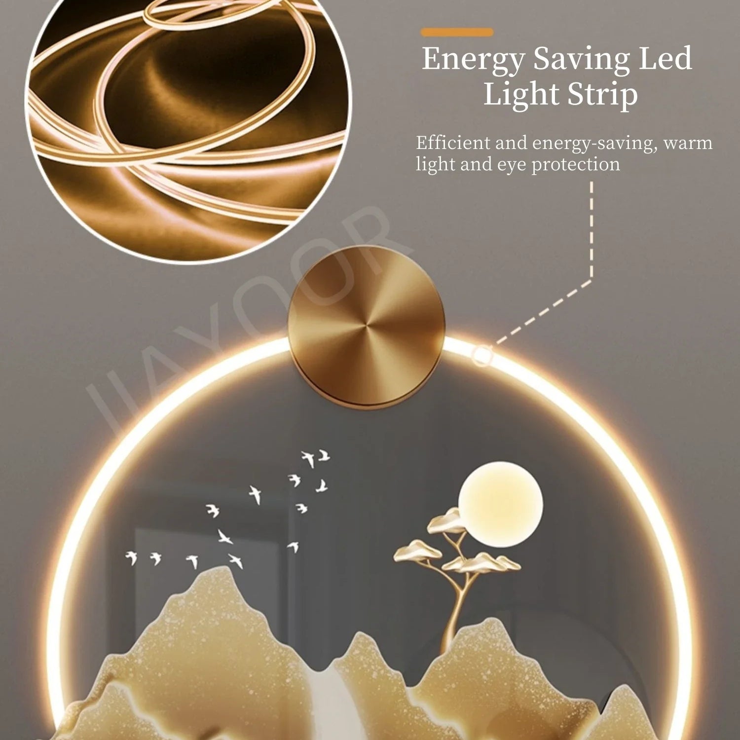 Dlight Decor Butterfly Mural Light for Entrance Walls Wall Art