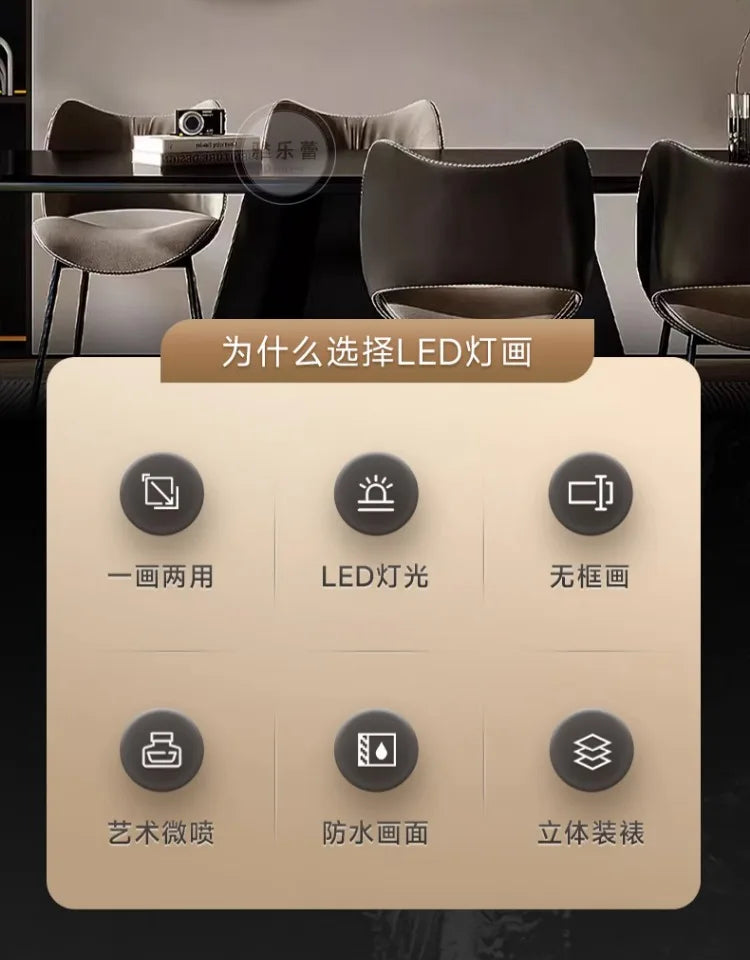 Dlight Decor Nordic Clock Wall Art for Modern Homes Wall Art