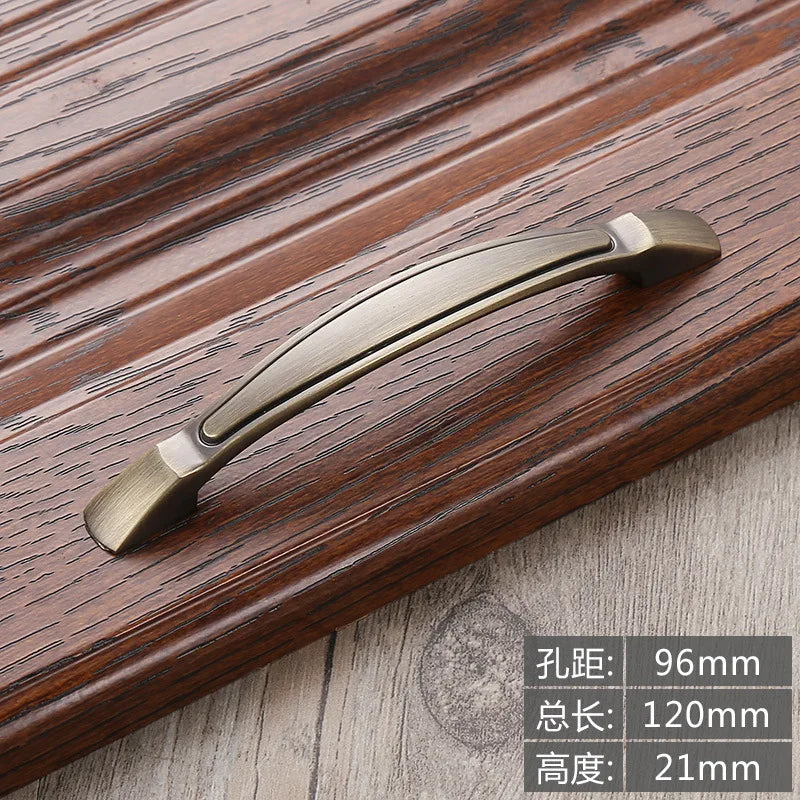 Antique Bronze Cabinet Knobs and Handles – Vintage Furniture Hardware 6630 96mm Handles