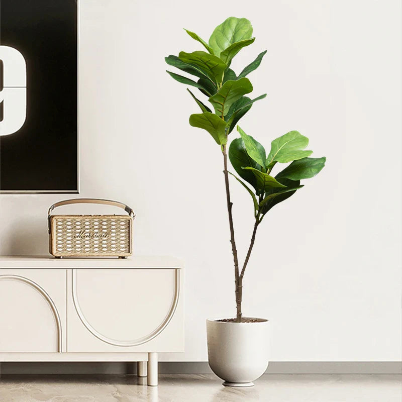 Dlight Decor 132cm Ficus Tree with Tropical Rubber Leaves