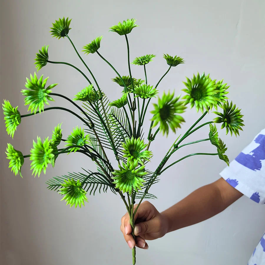 Dlight Decor 37cm Eucalyptus Money Plant Branch for Home and Garden Decor