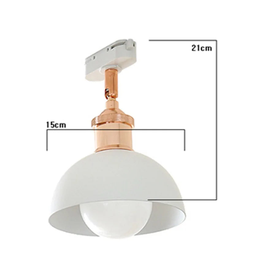 E27 Nordic LED Track Light - Adjustable Spotlight for Commercial and Residential Spaces ceiling light