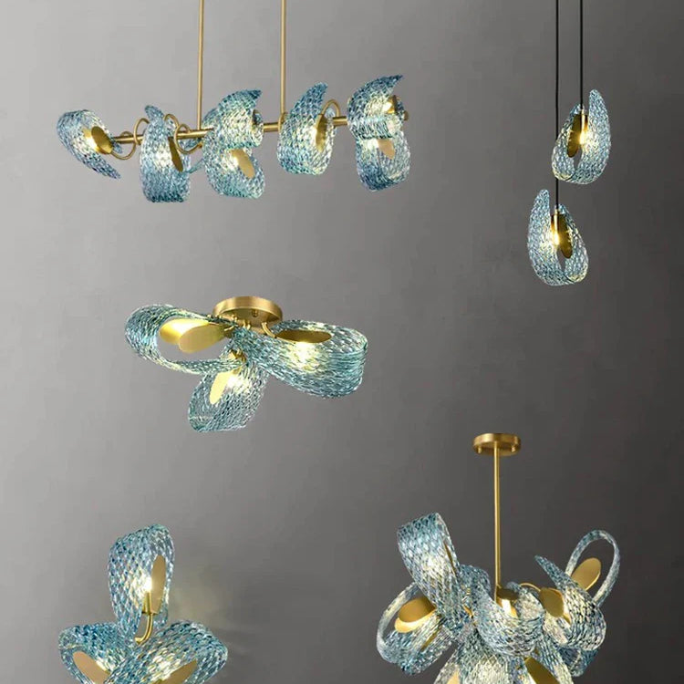 Aria’s Modern Glass Wall Lamp - Creative Light Luxury For Your Corridor And Tv Background Wall Lamp