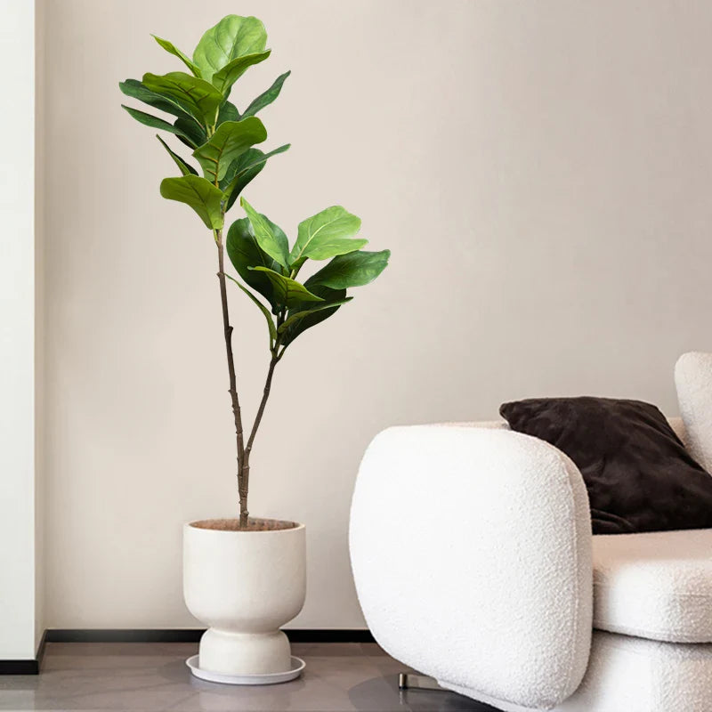 Dlight Decor 132cm Ficus Tree with Tropical Rubber Leaves