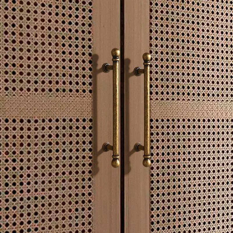 Antique Bronze Wardrobe Door Handles – Zinc Alloy Cabinet Pulls and Drawer Knobs Handles