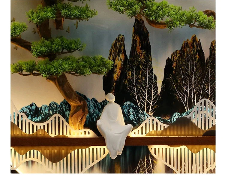 Dlight Decor Round 3D LED Wall Art Light Wall Art