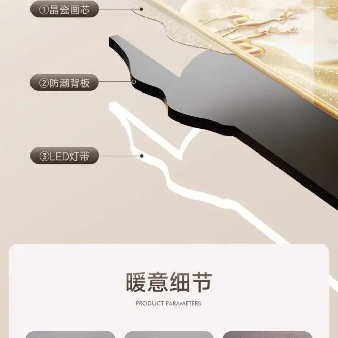 Dlight Decor Mountain LED Wall Art Light Panel Wall Art