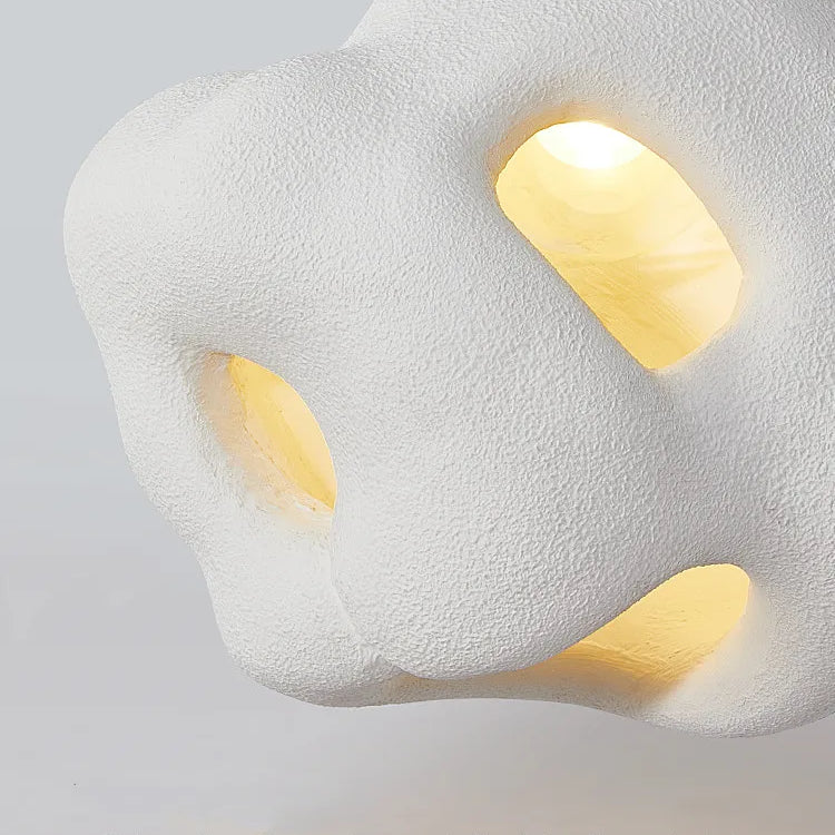 Nordic Wabi Sabi E27 Chandelier Light - Minimalist Led Home Decor Suspension Lamp For Cafes