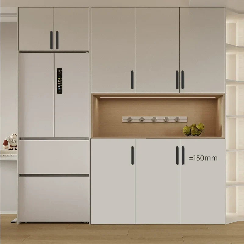 Minimalist Ultra-Long Aluminum Alloy Cabinet Handle – Modern Black and Gold Wardrobe Drawer Pull (800-1200mm) Handles