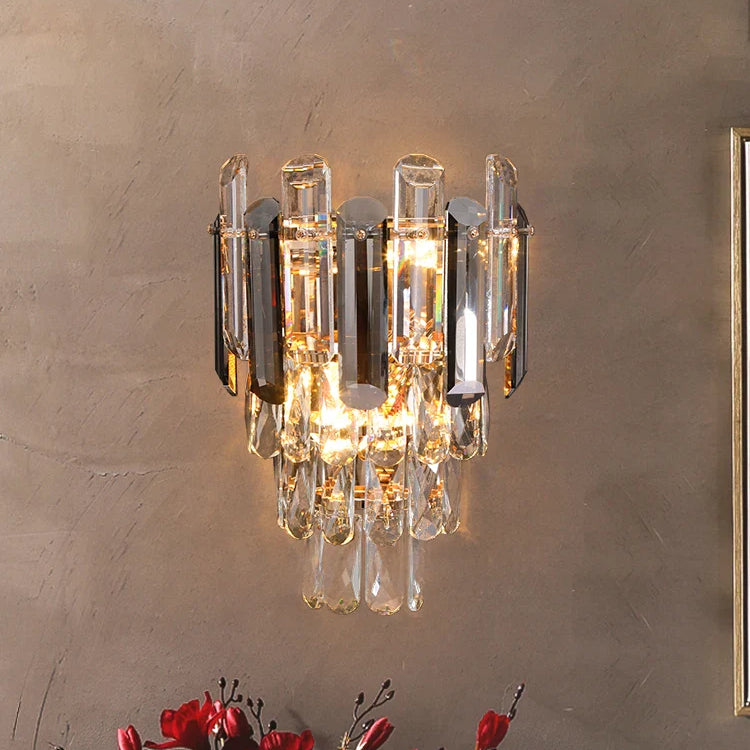 Stella - Crystal New Indoor Decorative Modern Led Wall Lamps For Bedroom Bedside Living Study Room