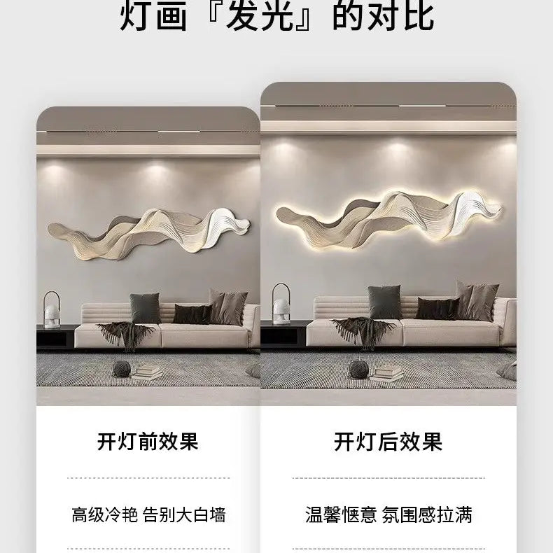 Dlight Decor Mountain LED Wall Art Light Panel Wall Art