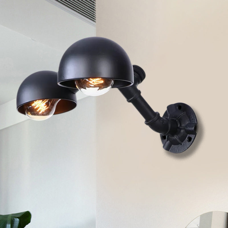 Embrace Industrial Charm: The Vintage Bowl Shade Wall Sconce