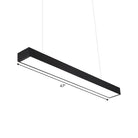 Sleek Black Contemporary Led Ceiling Light - Available In 3 Widths Pendant Lights