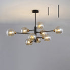 Astounding Sputnik: A Mid - Century Marvel For Modern Spaces 9 / Black Cognac Ceiling Light