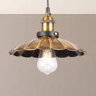Sélène Barn Shade Metal Suspension Light - Industrial Style