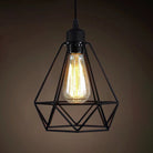 Catherine - Adjustable Industrial Pendant Light With Metal Cage (Various Shapes)