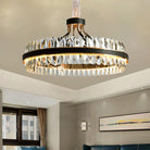 Luna’s Modern Black Crystal Chandelier: Elegance And Simplicity