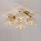 Anya’s Modern Crystal Chandelier - Square Design Ceiling Light