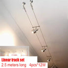 12V Steel Wire Track Spotlights for Commercial and Decorative Lighting 12W Suit / 3000K / 12V ceiling light