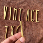 5mm Brass Letters – DIY Wall Decorative Name Signs for Business Shops and Doors Brass Letters