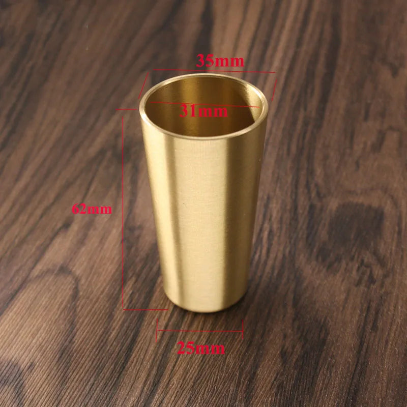 4pcs Brass Furniture Leg Covers – Chair Cups and Cabinet Tube Protectors for Tables Sofas and Wardrobes (62/85mm) 62mm