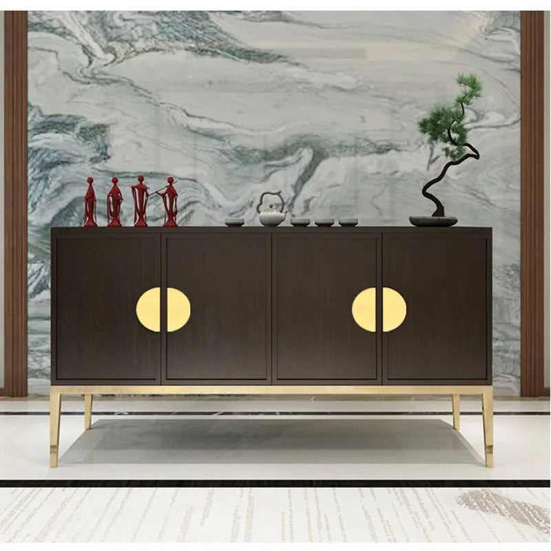 20cm Large Half-Round Brass Furniture Knobs – Wardrobe Handles and Cabinet Pulls Knobs