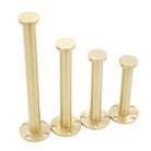 Solid Brass Cabinet Leg – Gold Furniture Feet for Kitchen TV Stands and Cupboards Cabinet Legs