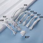 European Ivory White Cabinet Handle – Elegant Zinc Alloy Drawer Pulls for Dressers Closets and Cupboards (96mm) Handles