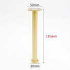 Solid Brass Cabinet Leg – Gold Furniture Feet for Kitchen TV Stands and Cupboards 210mm height Cabinet Legs