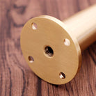 Solid Brass Furniture Leg – Adjustable Gold Cabinet Holder for Sofas TV Stands and Cupboards Cabinet Legs