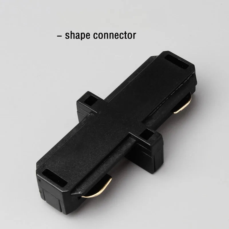 Led Track Light Rails 0.5M 2 Wire 3 Wire Connector Jointer Led Rail For Store Home Spotlight Lighting I Shape connector