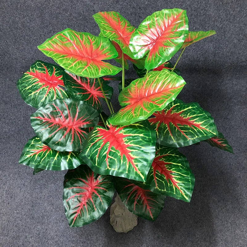 Dlight Decor White Monstera Palm for Bold Floor Styling B / 95cm 24 Leaves